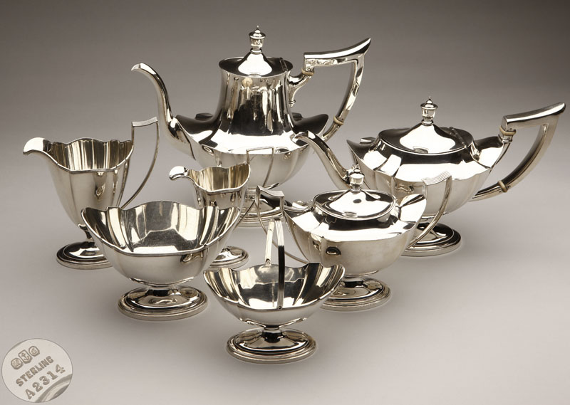 Appraisal: A Gorham sterling silver 'Plymouth' coffee and tea service A