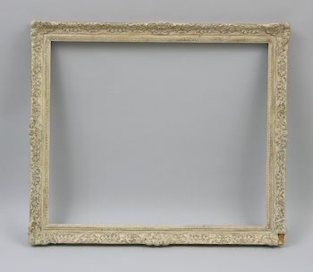 Appraisal: A Vintage French Style Frame A wide ornamental picture frame