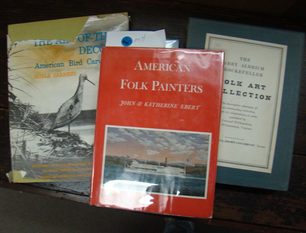 Appraisal: FOLK ART Four books Little N F The Abby Aldrich