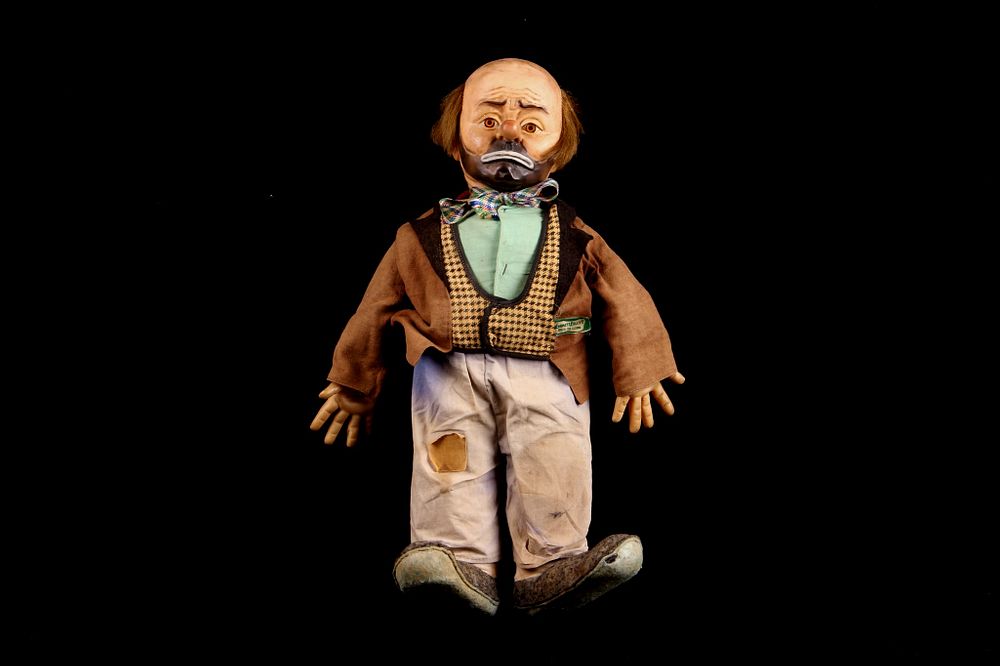 Appraisal: Emmett Kelly Weary Willie Cloth Doll c 's For your