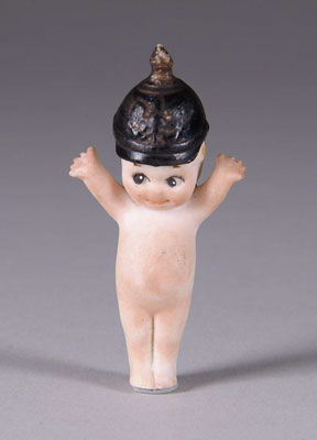 Appraisal: - KEWPIE W PRUSSIAN HELMET A desirable Kewpie with outstretched