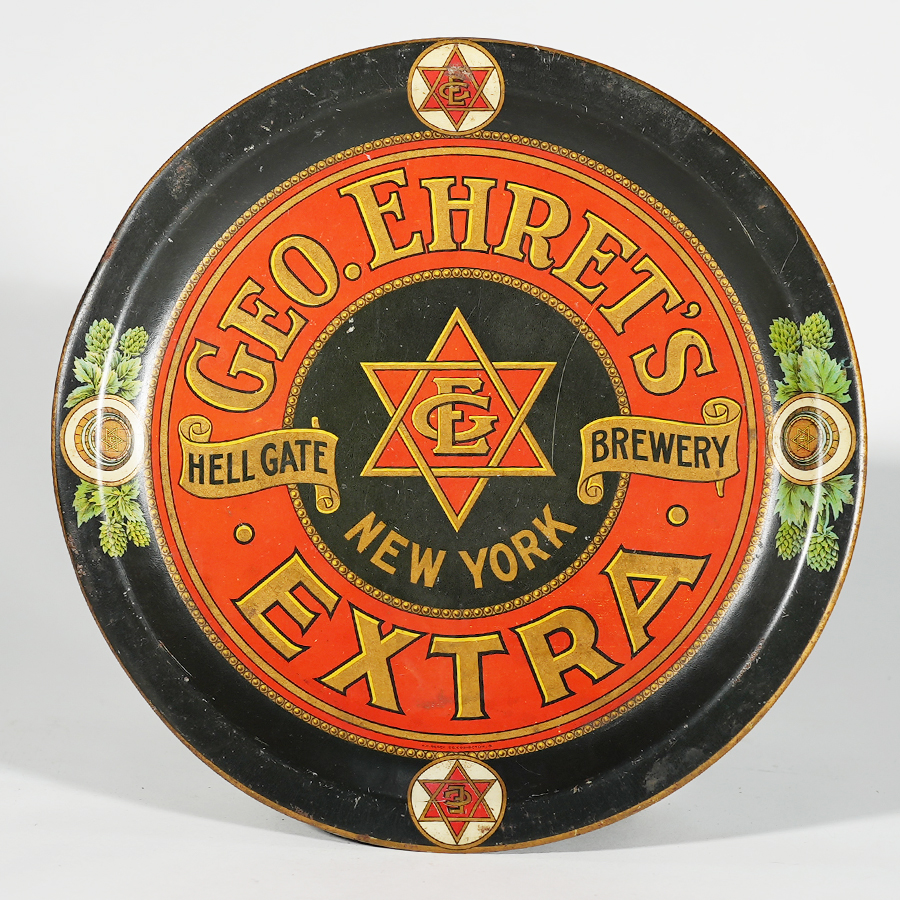 Appraisal: Geo Ehret Hell Gate Brewery Extra Beer Serving TrayReference n