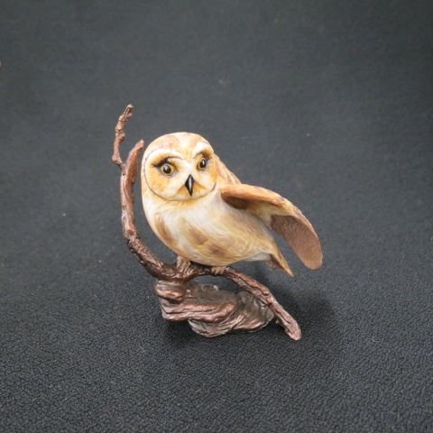 Appraisal: Boehm Porcelain Figurine of an Owl bronze base