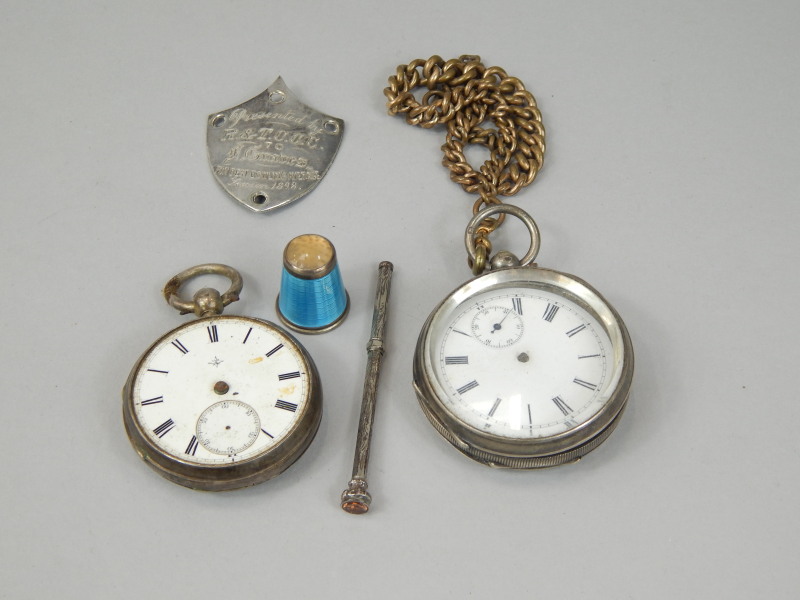 Appraisal: A collection of small silver etc to include a Continental