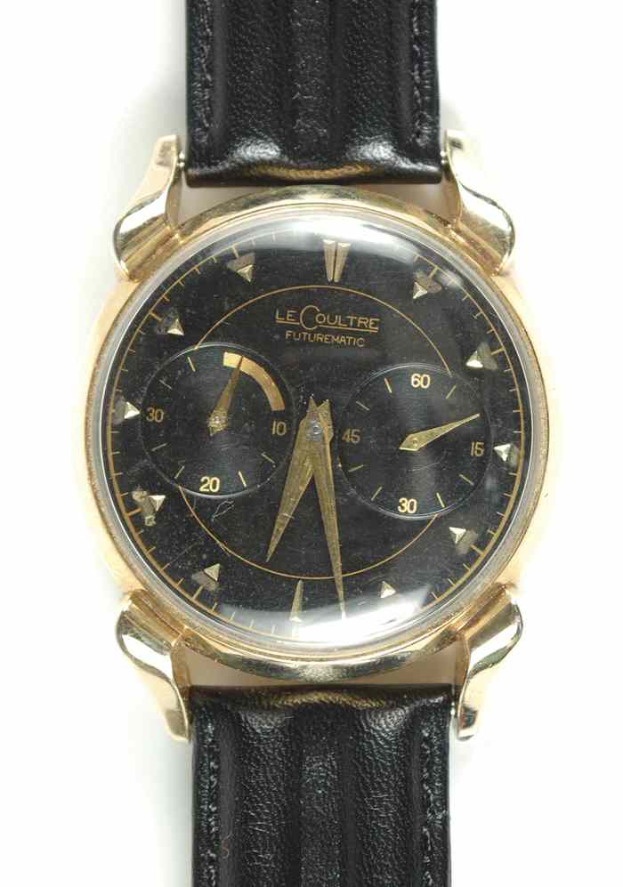 Appraisal: MAN'S VINTAGE WRISTWATCH LeCoultre Futurematic LeCoultre Co c 's with