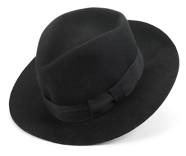 Appraisal: A Michael Jackson fedora s- s Black wool with the