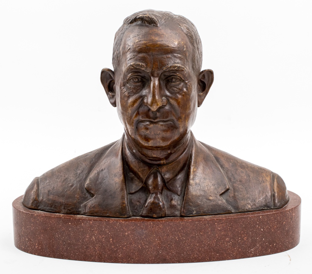 Appraisal: HARRY ROSENTHAL MOSCHE PETIT BRONZE BUST Harry Rosenthal Austrian Italian