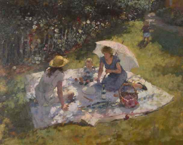 Appraisal: JACQUELINE WILLIAMS N E A C b 'A Summer Afternoon