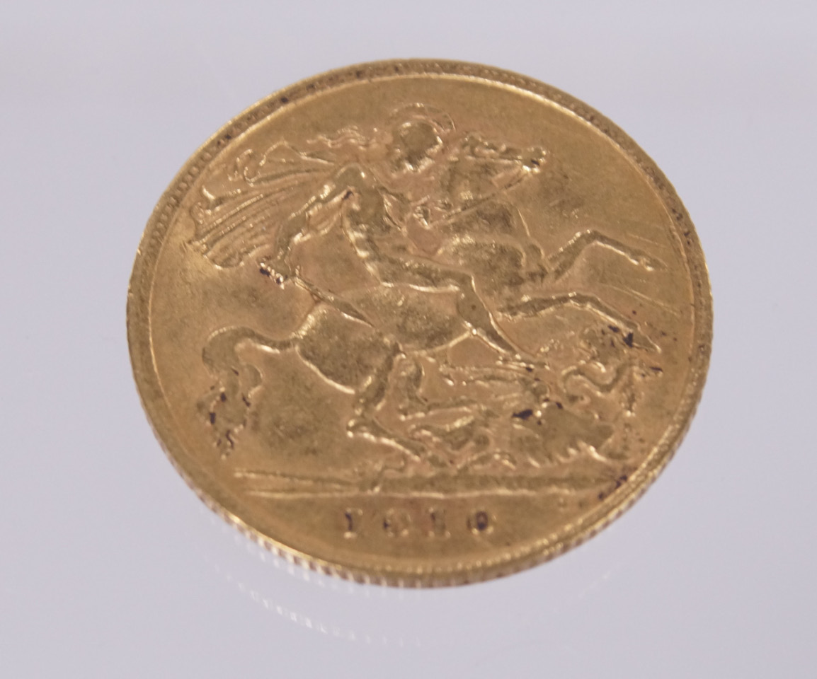 Appraisal: An Edward VII gold half sovereign