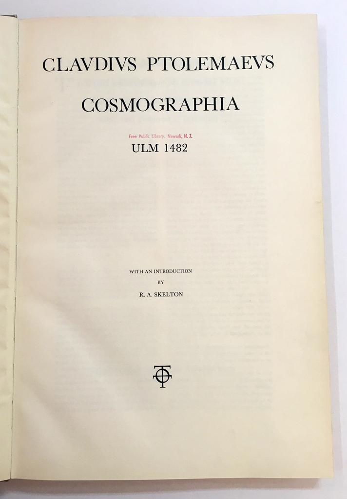 Appraisal: REFERENCE--FACSIMILE ATLAS Claudius Ptolemaeus Cosmographia Ulm Map reproductions Folio Amsterdam