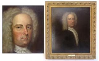 Appraisal: Portrait Of Charles Viscount Townshend D Portrait Of Charles Viscount