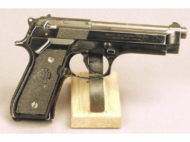 Appraisal: Beretta Model F MM SN D Z Very good overall