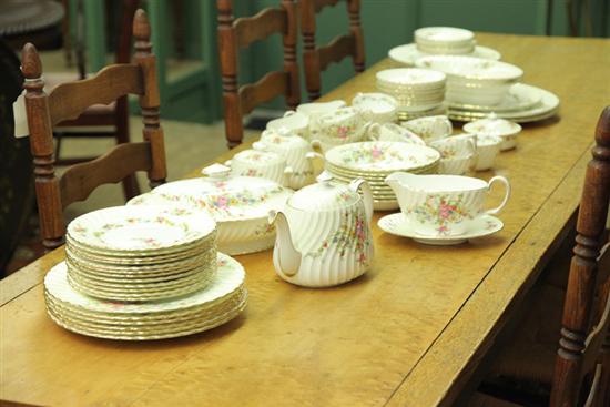 Appraisal: SET OF MINTON CHINA Assembled set in the Lorraine pattern