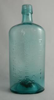 Appraisal: Medicine bottle Medicine- oval marked vertically 'Dr Guysott's Yellow Dock