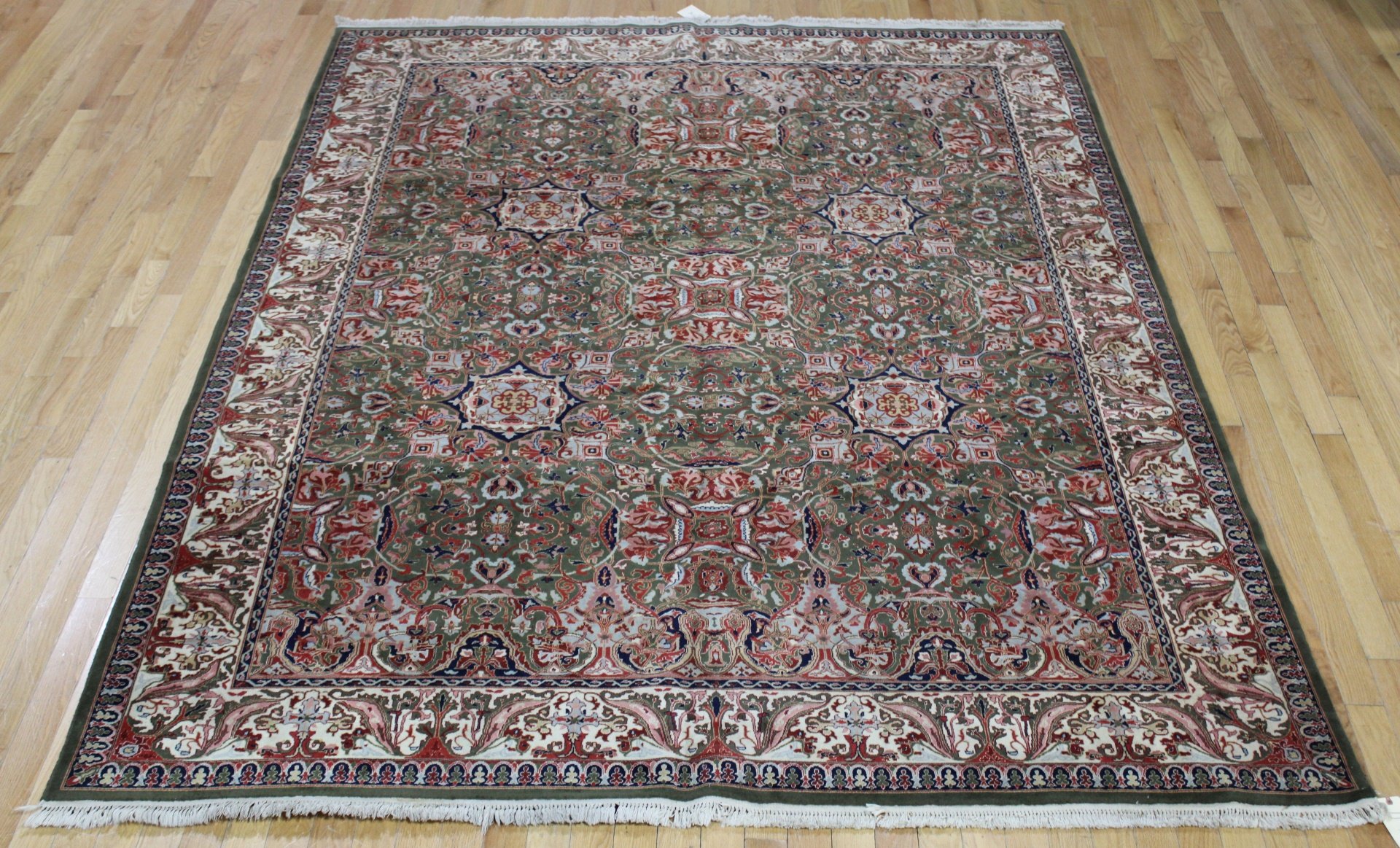 Appraisal: VINTAGE FINELY HAND WOVEN CARPET A nice size with great