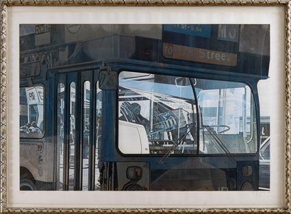 Appraisal: C J YAO UNTITLED M BUS Serigraph x in signed