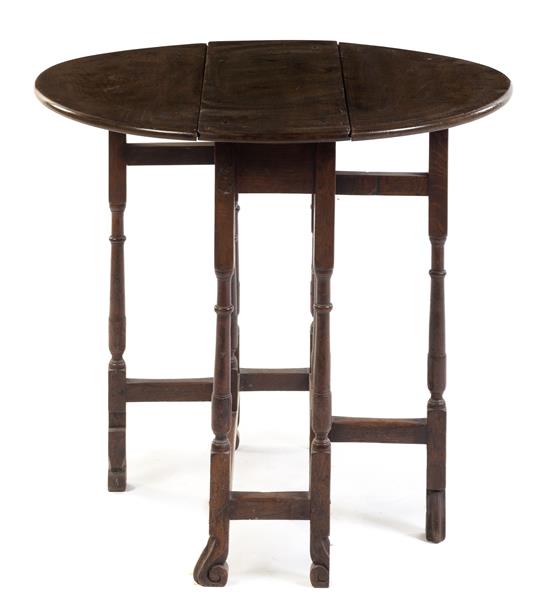 Appraisal: Sale Lot An English Oak Gate-Leg Table early th century