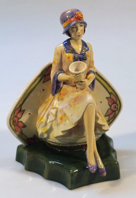 Appraisal: A Peggy Davies Kevin Francis figure of Charlotte Rhead non-numbered