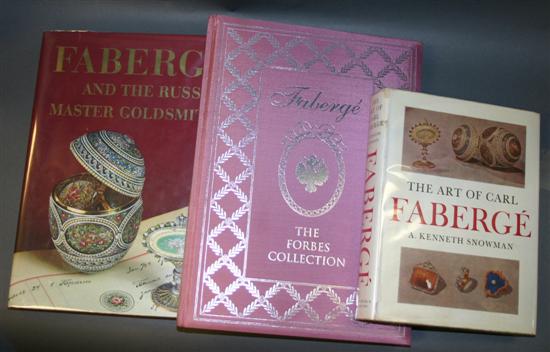 Appraisal: Metalwork Faberge Titles to folio Cloth in dj Very good