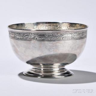 Appraisal: George III Sterling Silver Bowl London - John Swift maker