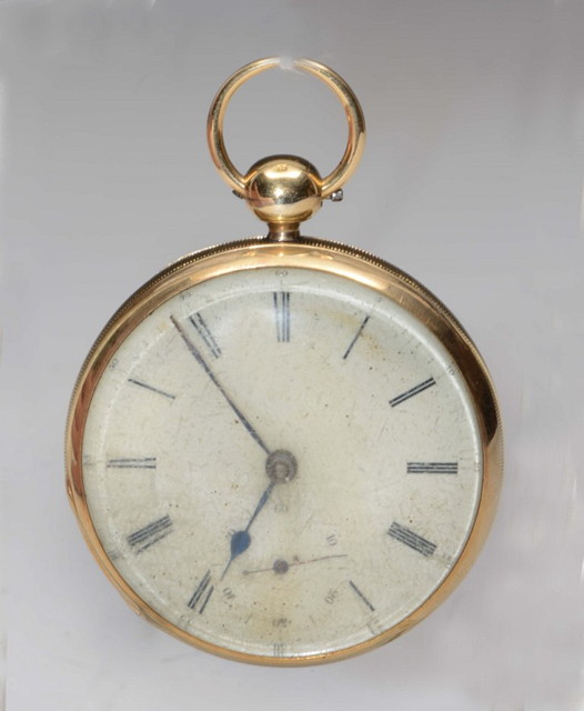 Appraisal: AN CT GOLD GENTLEMANS POCKET WATCH by James Helsby of