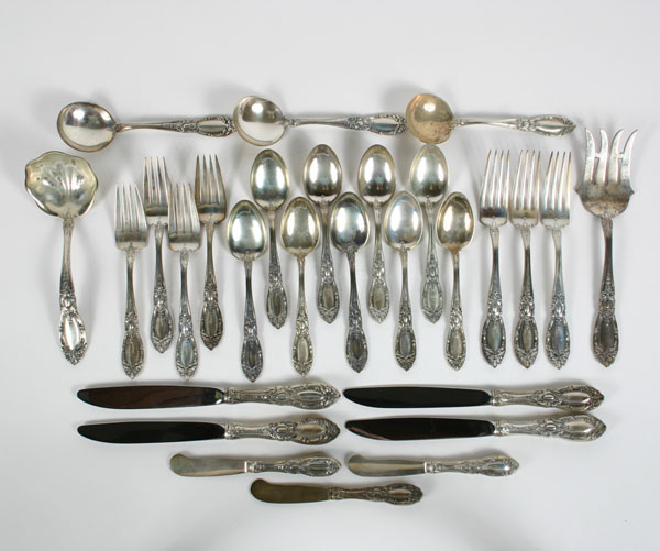 Appraisal: Towle sterling flatware in the King Richard pattern four knives