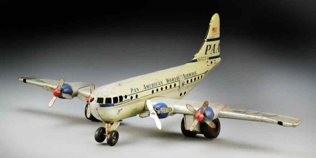 Appraisal: Antique PAN AM Model of ''Strato Clipper''Tin replica of Pan