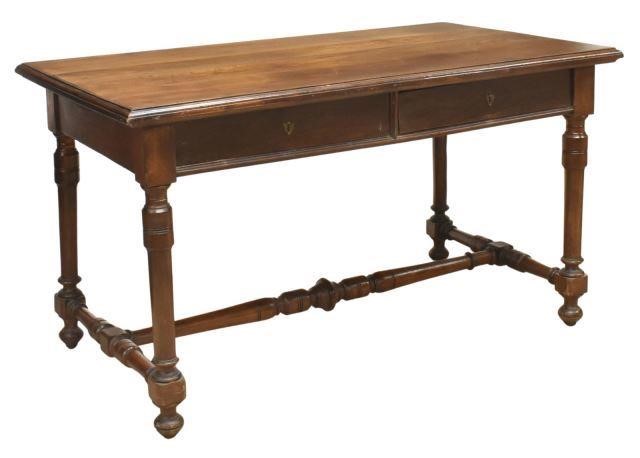 Appraisal: French Louis Philippe period library table th c the rectangular