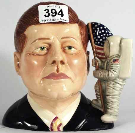 Appraisal: Royal Doulton Large Character Jug John F Kennedy D Special