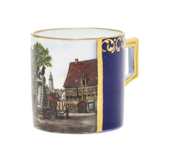 Appraisal: Sale Lot A Royal Vienna Porcelain Cup depicting a city