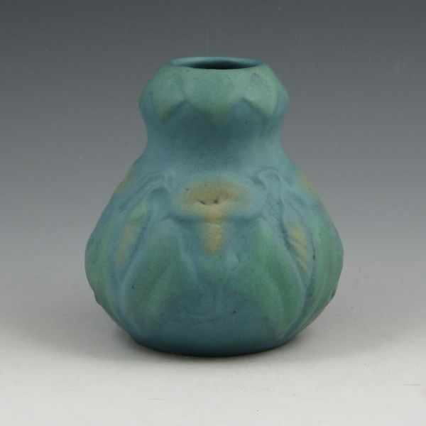 Appraisal: Weller Fru Russet vase with matte blue green and yellow