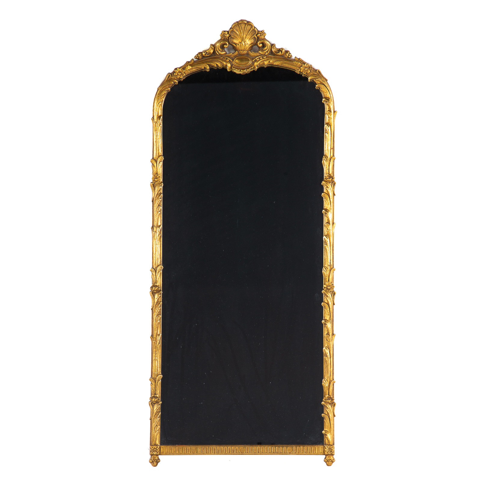 Appraisal: FREEDMAN BROTHERS GILTWOOD MIRROR th century continental style giltwood frame