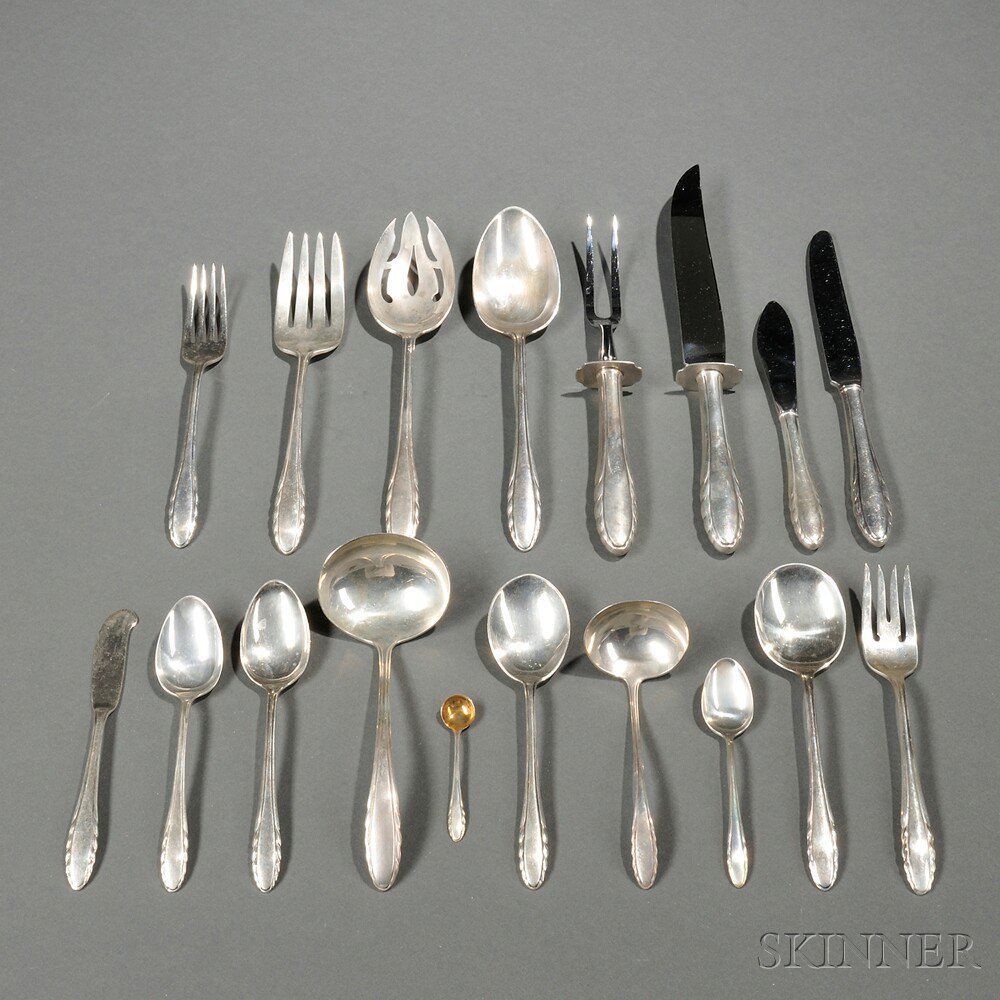 Appraisal: Gorham Lyric Pattern Sterling Silver Flatware Service Providence Rhode Island