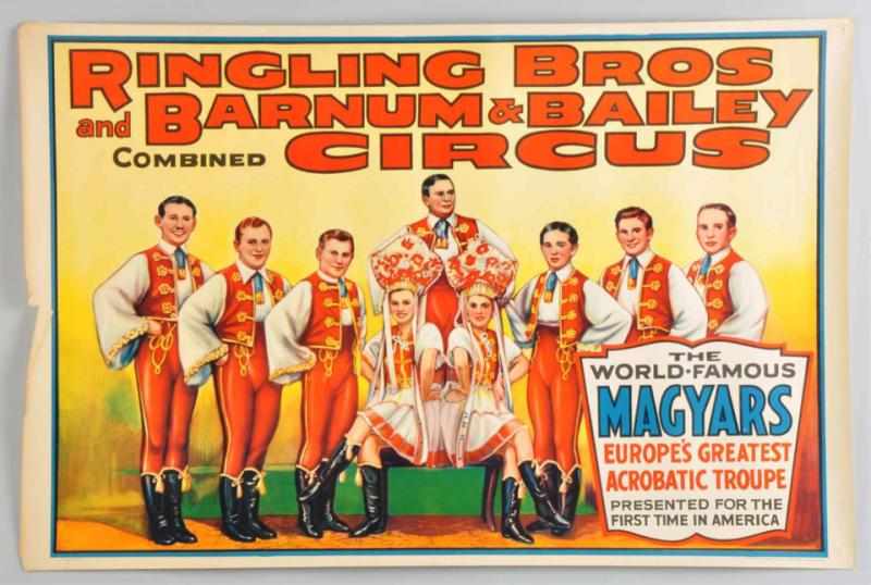 Appraisal: Lot of Ringling Bros Circus Posters Circa s to s