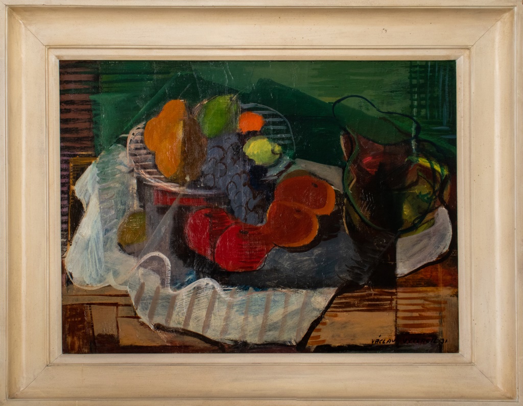 Appraisal: VACLAV VYTLACIL STILL LIFE OIL ON CANVAS Vaclav Vytlacil American