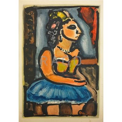 Appraisal: Georges Rouault French - Two works of art P re