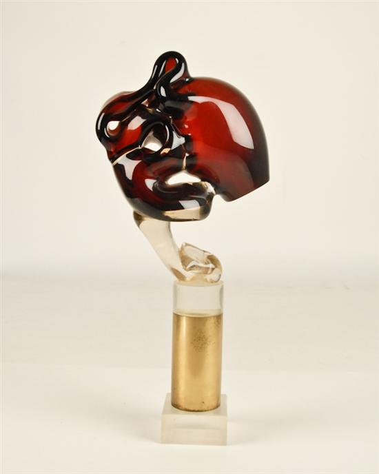 Appraisal: Kent Ipsen Glass Sculpture Kent Ipsen is a major nationally