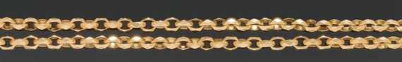 Appraisal: GOLD CHAIN France ca Yellow gold g Decorative solid chain