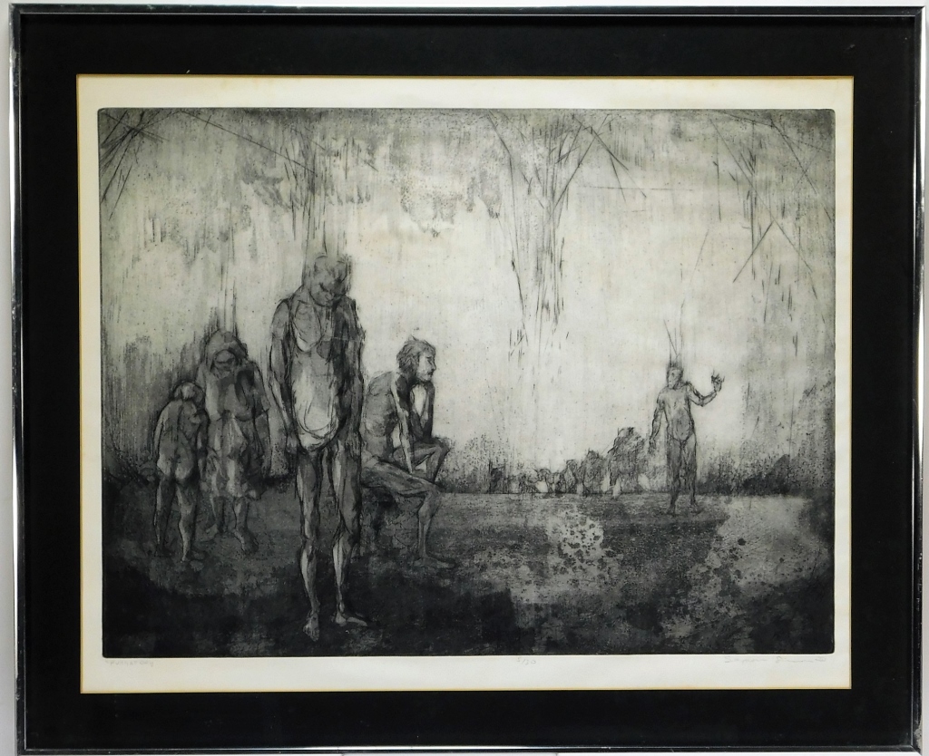 Appraisal: SEYMOUR ROSOFSKY GROTESQUE PURGATORY LITHOGRAPH United States - Purgatory edition