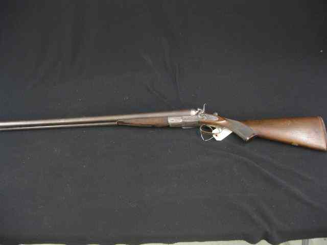 Appraisal: Engraved Shotgun double barrel Scott Son hunting dog game bird