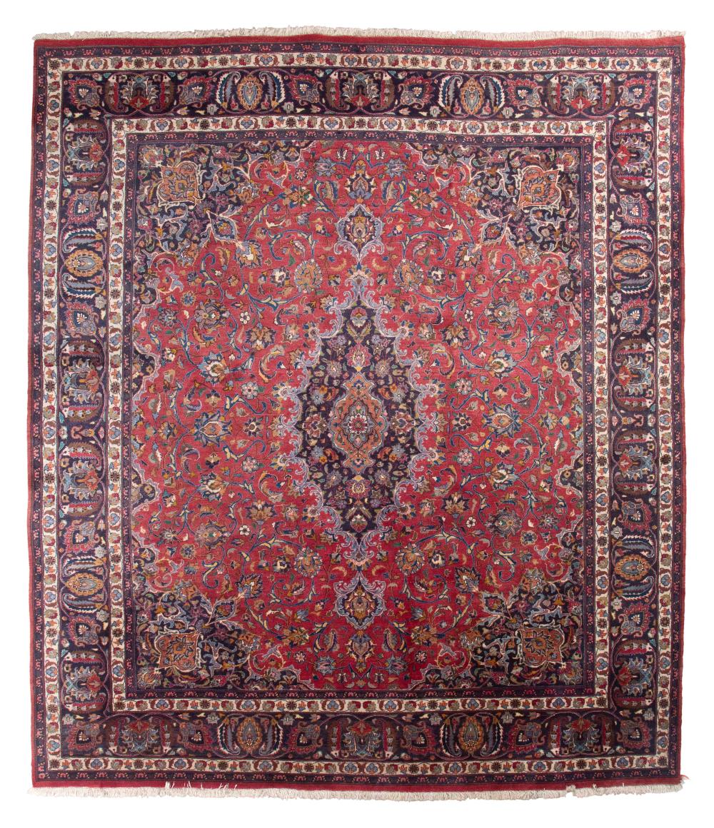 Appraisal: KESHAN RUG X LATE TH CENTURYKESHAN RUG ' X '