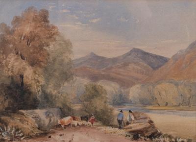 Appraisal: Follower of David Cox Snr OWS - River Landscape with