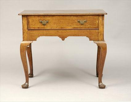 Appraisal: George II Oak Dressing Table x x in