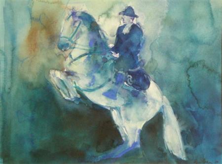 Appraisal: ANN ORAM R SW SCOTTISH B A HORSE RIDER Signed