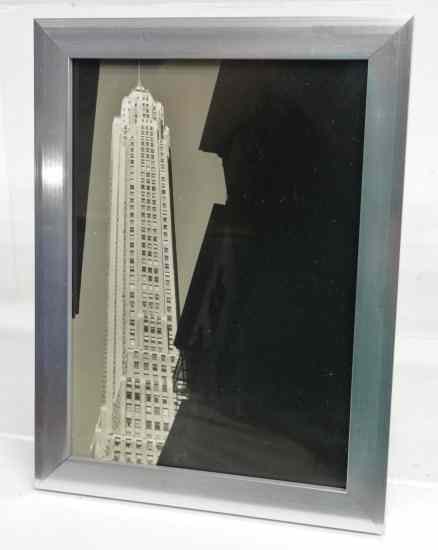 Appraisal: Original C - Al Macy photo Manhattan skyscraper Estate stamp