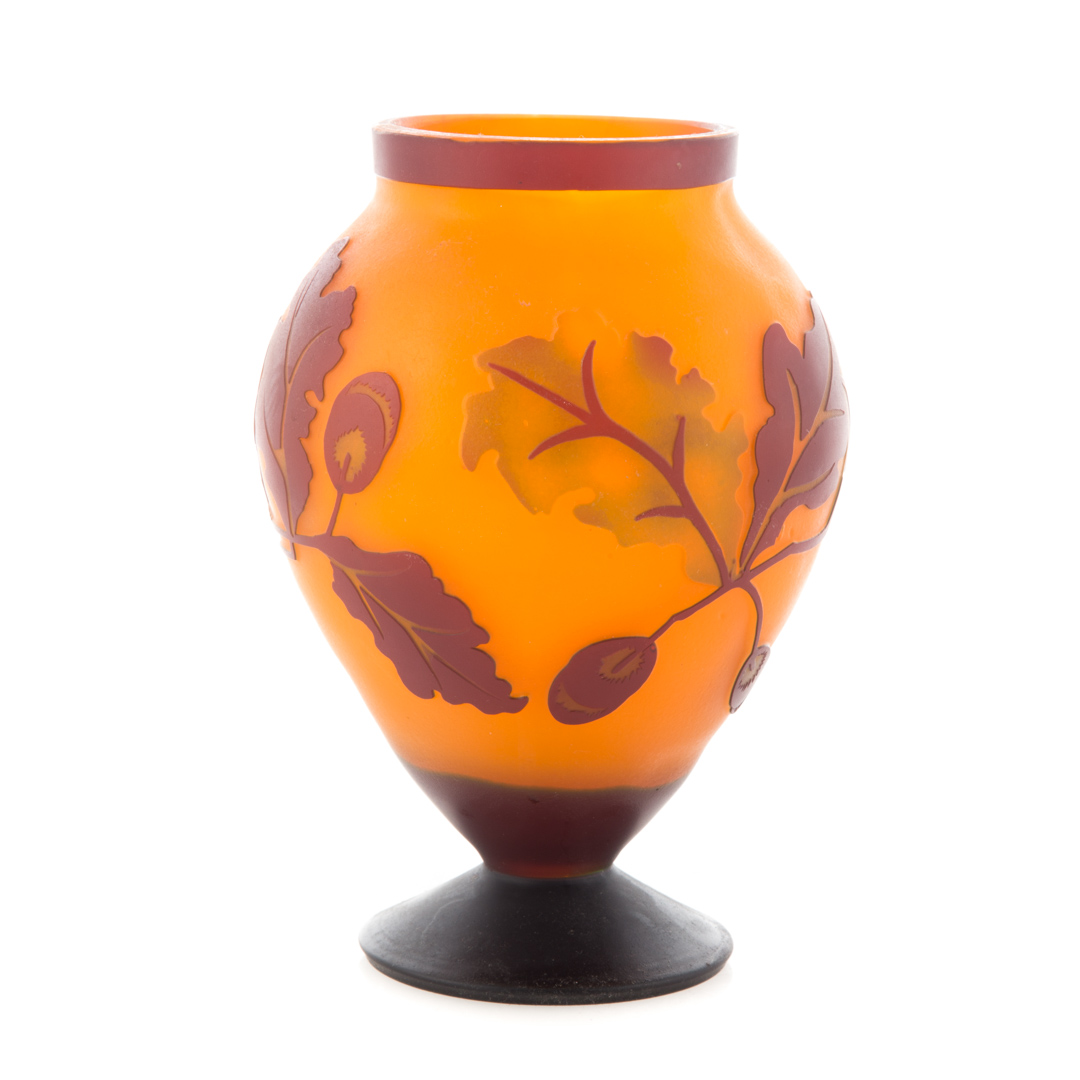 Appraisal: Galle style vase