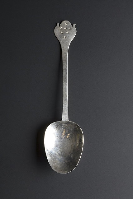 Appraisal: A SILVER TREFID SPOON c for Exeter struck in bowl