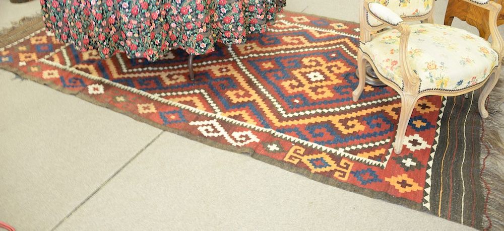 Appraisal: Five Kilim flat weave oriental rugs ' x ' '