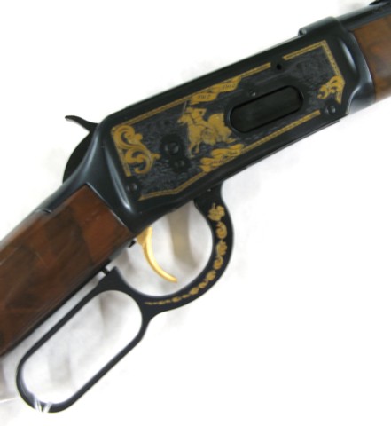 Appraisal: WINCHESTER MODEL OKLAHOMA DIAMOND JUBILEE COMMEMORATIVE LEVER ACTION RIFLE -