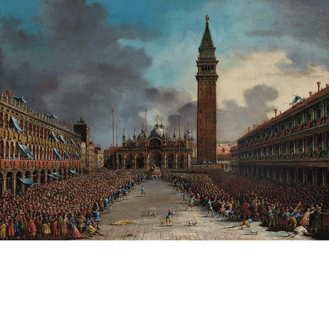 Appraisal: Follower of Canaletto A Newly Elected Doge Presented to the